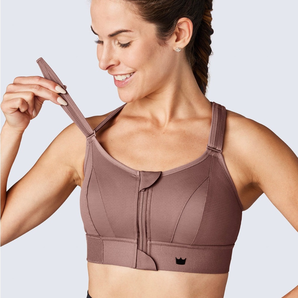 The Ultimate Sports Bra with Front Zipper and adjustable straps